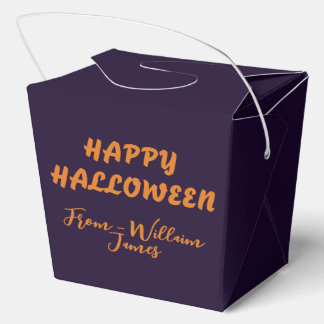 Personalisierter Mister Pumpk-A-Boo Halloween-Kürb Geschenkschachtel