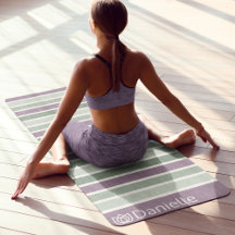 Personalisierter, Mit Monogramm gestrichener grüne