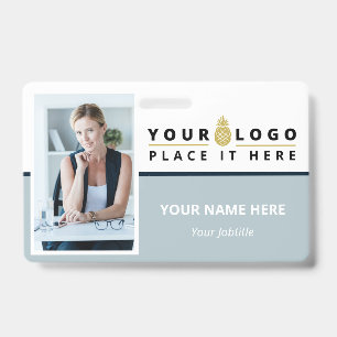 Personalisierter Mitarbeiter-Foto-Logo-Barcode-Aus Ausweis
