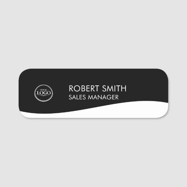 Personalisierter Mitarbeiter Namensschild (Vorderseite)