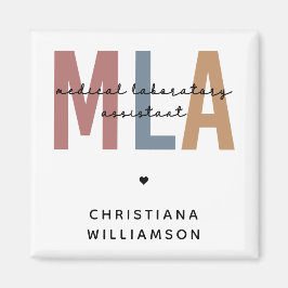 Personalisierter MLA Medical Laborant Magnet