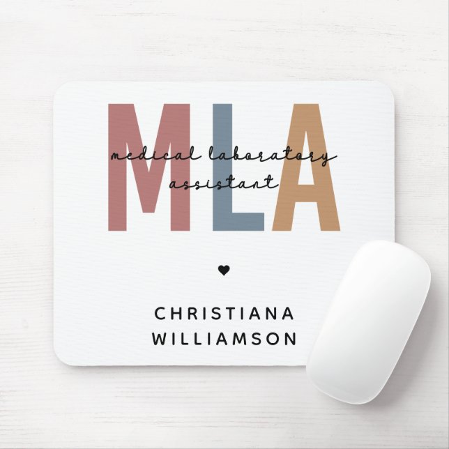 Personalisierter MLA Medical Laborant Mousepad (Mit Mouse)
