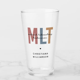 Personalisierter MLT Medizinischer Labortechniker Glas