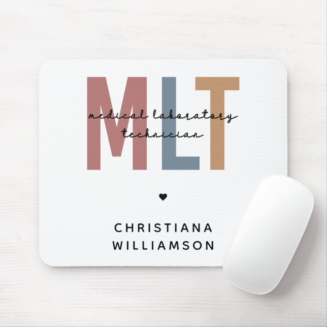 Personalisierter MLT Medizinischer Labortechniker Mousepad (Mit Mouse)