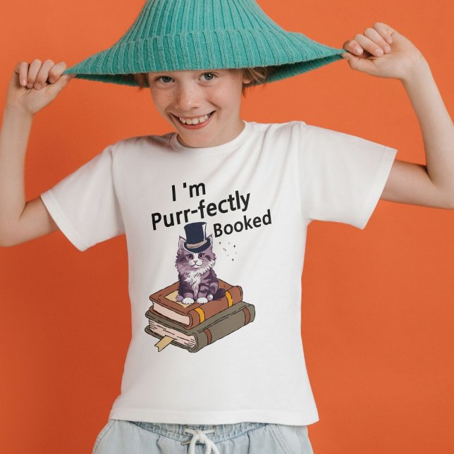 Personalisierter, moderner Cooler Kindkatze Tierte Tri-Blend Shirt (Von Creator hochgeladen)