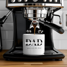Personalisierter moderner DAD-Espressobecher