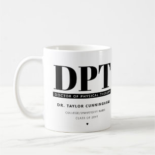 Personalisierter moderner DPT Arzt für Physikalisc Kaffeetasse