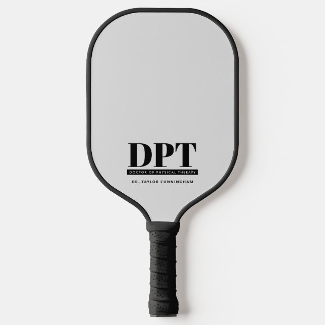 Personalisierter moderner DPT Arzt für Physikalisc Pickleball Schläger (Vorderseite)