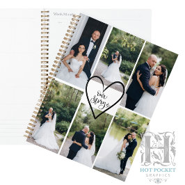 Personalisierter moderner eleganter Hochzeitsfoto- Planer