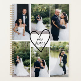 Personalisierter moderner eleganter Hochzeitsfoto- Planer