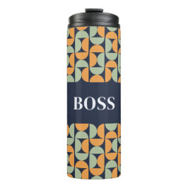 Personalisierter moderner geometrischer Thermobech Thermosbecher