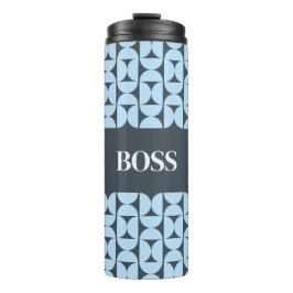 Personalisierter moderner geometrischer Thermobech Thermosbecher