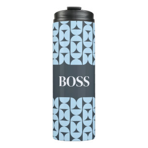 Personalisierter moderner geometrischer Thermobech Thermosbecher