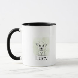 Personalisierter moderner Haustierbecher mit minim Tasse