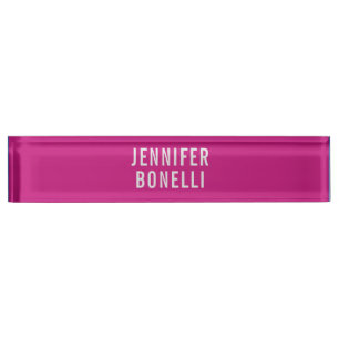 Personalisierter, moderner Minimalistischer Name Namensplakette