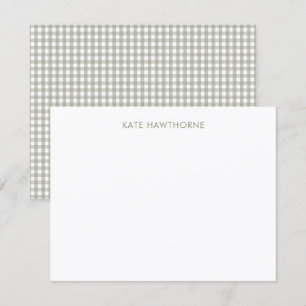 Personalisierter moderner minimalistischer Salbeig Dankeskarte
