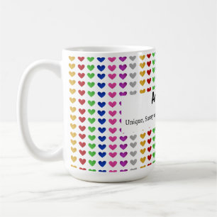 Personalisierter moderner Name Definition Kaffeetasse