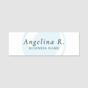 Personalisierter moderner Reinigungsservice Namensschild