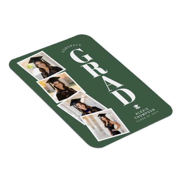 Personalisierter moderner Schulabschluss  Magnet (Rechte Seite)