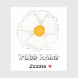 Personalisierter Mohnblumen-Vinyl-Sticker nach Maß Aufkleber