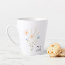 Personalisierter Mommy Est. Tasse mit Pastel-Wildb