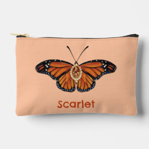Personalisierter Monarch Butterfly im November Zubehörtasche