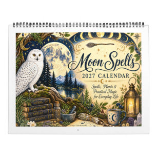 Personalisierter Mondzauber-Kalender 2027 mit Illu Kalender