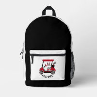 Personalisierter Monogram Name Golf Cart