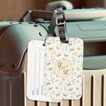 Personalisierter Monogram Spring Butterfly