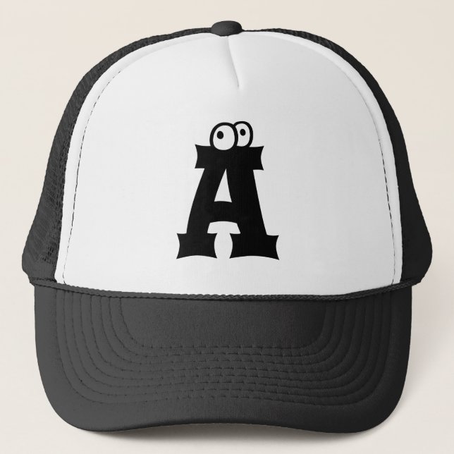 Personalisierter Monogram Trucker Hat Truckerkappe (Vorderseite)