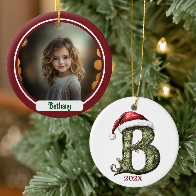Personalisierter Monogram Weihnachtsschmuck (Von Creator hochgeladen)
