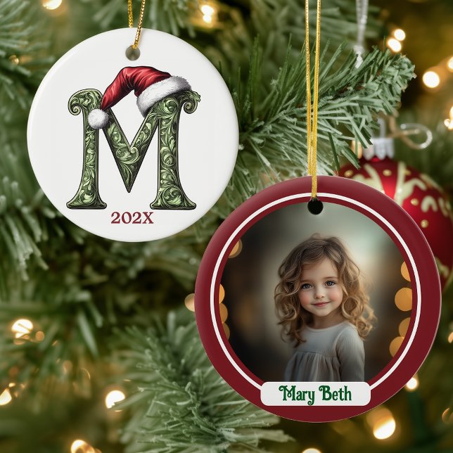 Personalisierter Monogram Weihnachtsschmuck (Von Creator hochgeladen)