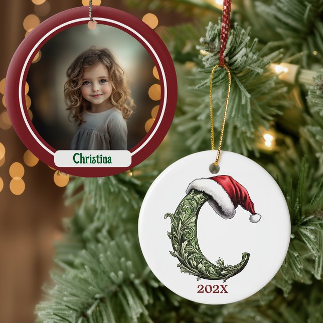 Personalisierter Monogram Weihnachtsschmuck (Von Creator hochgeladen)