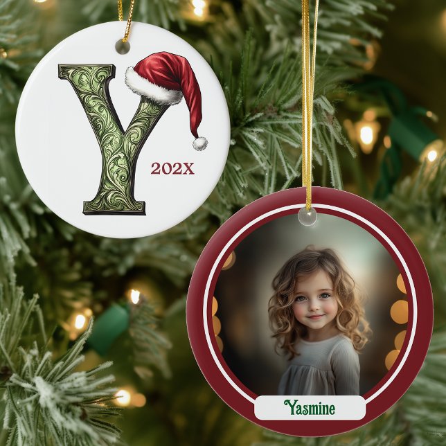 Personalisierter Monogram Weihnachtsschmuck (Von Creator hochgeladen)