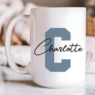 Personalisierter Monogramm Becher Benutzerdefinier Kaffeetasse