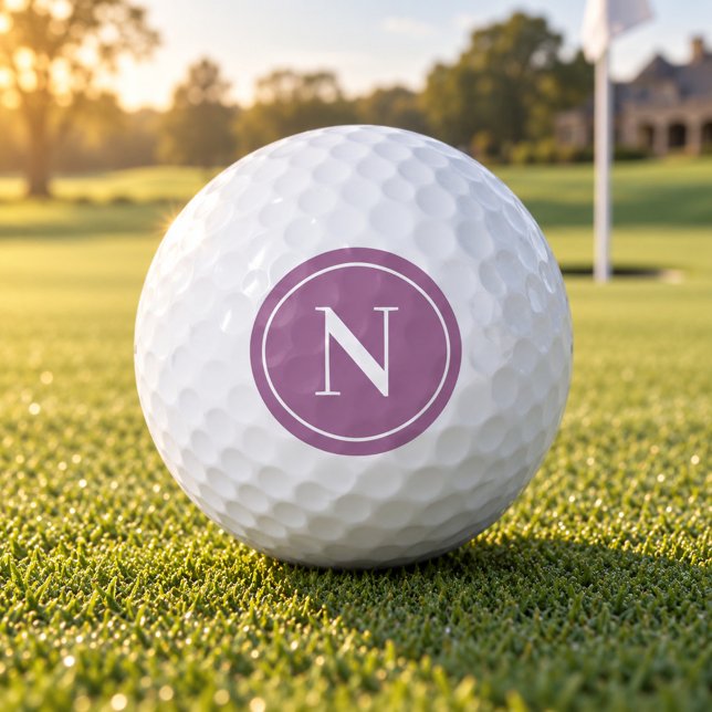 Personalisierter Monogramm-Brief für die klassisch Golfball (Von Creator hochgeladen)