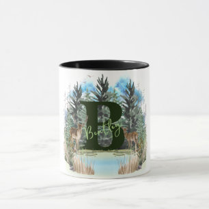 Personalisierter Monogramm-Buchstaben B Tasse