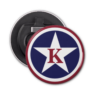 Personalisierter Monogramm-Flaschen-Öffner Flaschenöffner