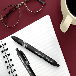 Personalisierter Monogramm-Hochzeitsstift   GASTGE Kugelschreiber