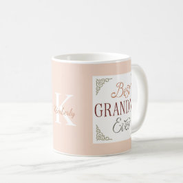 Personalisierter Monogramm-Name Beste Oma Aller Ze Kaffeetasse