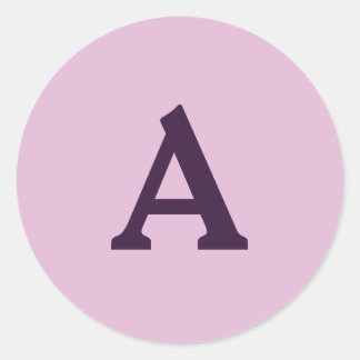 Personalisierter Monogramm-Umschlag Aufkleber