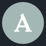 Personalisierter Monogramm-Umschlag Aufkleber<br><div class="desc">Das sind personalisiert schön bedruckte Monogramme,  die für Ihren besonderen Tag individuell angepasst werden können. Dies ist am besten für Hochzeitseinladungen,  RSVP-Karten und andere Produkte,  die zu diesem Design passen.</div>