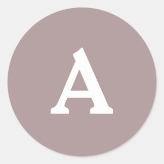 Personalisierter Monogramm-Umschlag Aufkleber