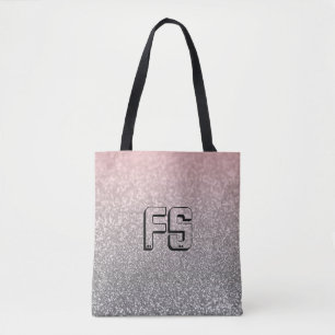Personalisierter monogramm Vintager Glitzer glänzt
