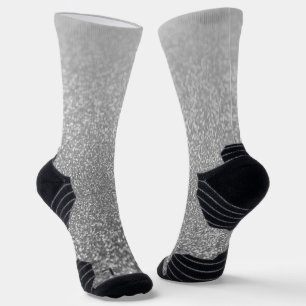 Personalisierter monogramm Vintager Glitzer glänzt Socken
