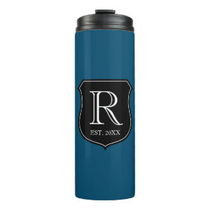 Personalisierter Monogramm-Wärmebecher-Mug-Geschen Thermosbecher