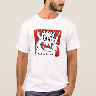 Personalisierter Monster-Stimmungs-Cartoon T+Shirt T-Shirt