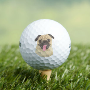 Personalisierter Mops Golfball