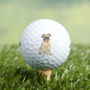 Personalisierter Mops Golfball