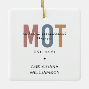 Personalisierter MOT-Master für Arbeitstherapie Keramikornament